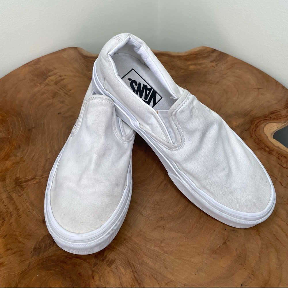 Vans skate classic white 6